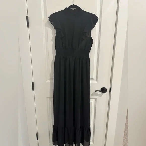 NWT Baltic Born Kearney Ruffle Maxi dress M - Picture 6 of 7